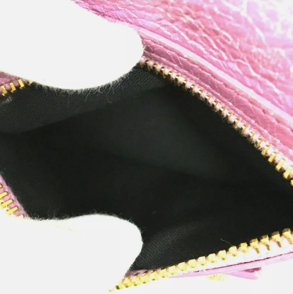 AUTH BALENCIAGA PURPLE BIFOLD LONG WALLET /B1510 - Picture 9 of 14